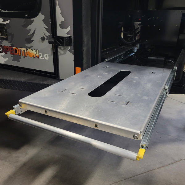 Off Grid Trailers Tray and Slider